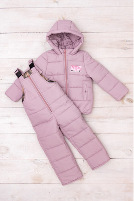 Комплект для дівчинки (куртка+комбинезон) на флисе (зима)